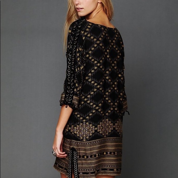 Free People New Romantics Stole My Heart Tunic Chain Dress S - Picture 12 of 13